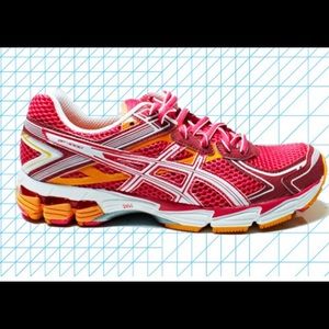 Aasics running sneakers.